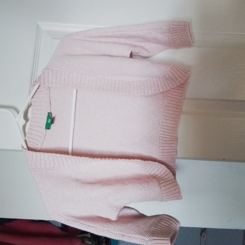 Pink cardigan